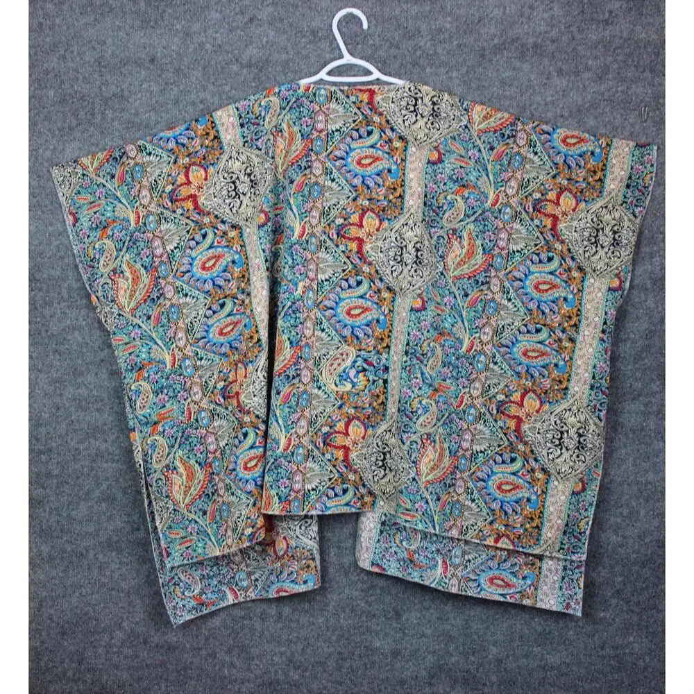 Women's‎ Kimono Cover-Up One-Size Paisley Print Multi Color